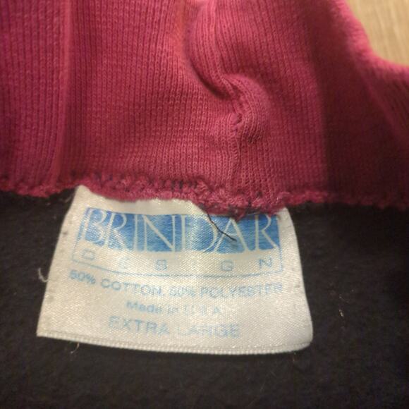 VTG Oregon Christmas Adult XL Double Collar Sweatshirt Grandma Grandpa Goth Emo - Picture 3 of 7